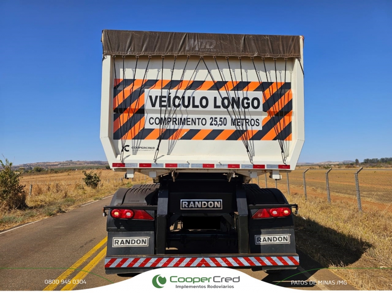 Rodocaçamba Randon Seminovo 22/23 Lona Fácil