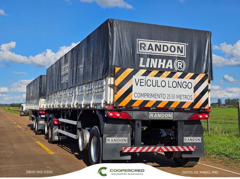 Rodotrem Graneleiro 20/21 9,40 x 1,80m Assoalho compensado