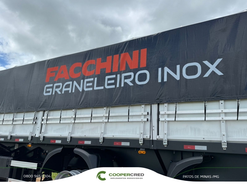 Graneleira 4º Eixo Facchini 2024/2025 13.50 X 1.80 Aço Inox